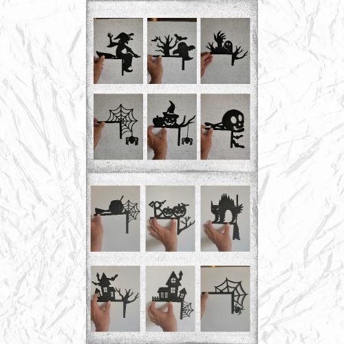 Halloween door decor (12 pieces)